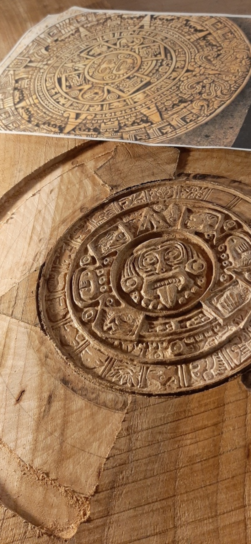 Mayan calendar in process